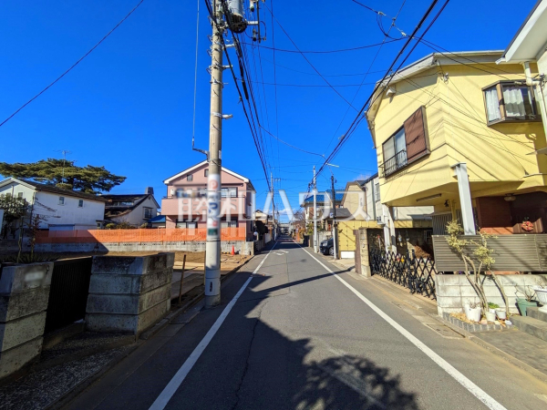 接道状況および現場風景　【国立市西１丁目】