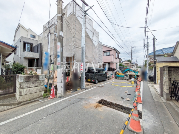 接道状況および現場風景　【国立市西１丁目】