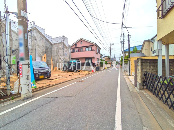 接道状況および現場風景　【国立市西１丁目】