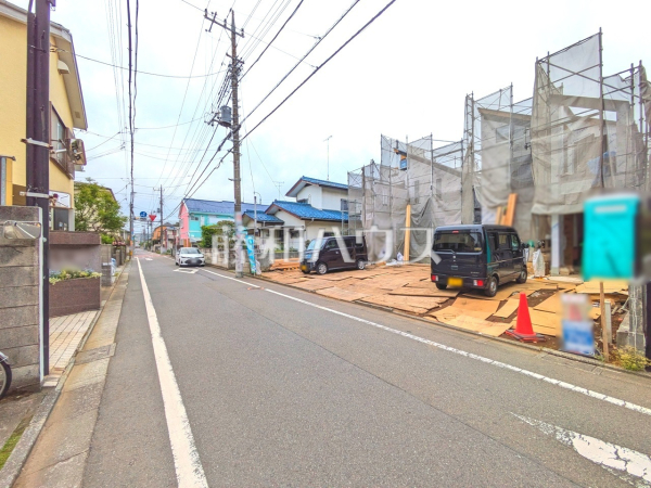 接道状況および現場風景　【国立市西１丁目】
