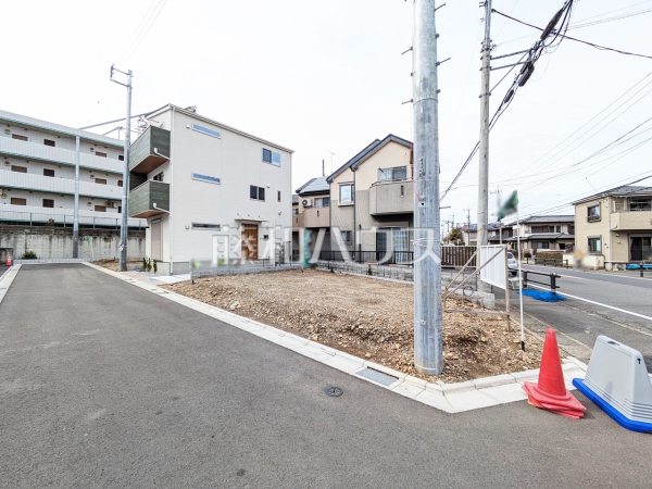 接道状況および現場風景　【新座市大和田４丁目】