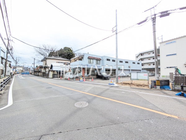 接道状況および現場風景　【新座市大和田４丁目】
