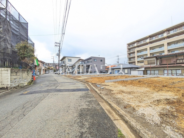 接道状況および現場風景　【八王子市東浅川町】