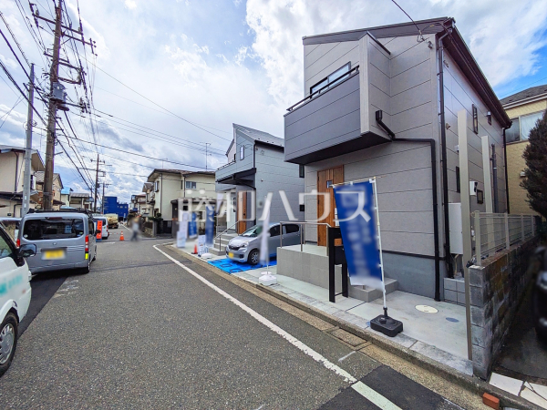 接道状況および現場風景　【立川市幸町４丁目】