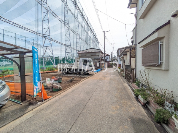 接道状況および現場風景　【小平市鈴木町２丁目】