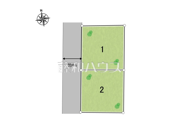 全体区画図　【小平市鈴木町２丁目】