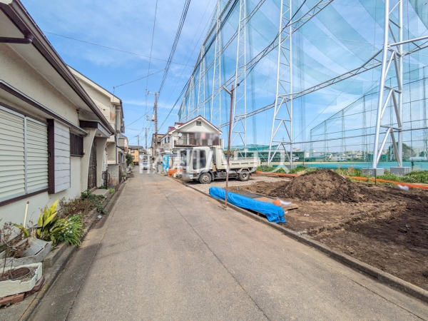 接道状況および現場風景　【小平市鈴木町２丁目】