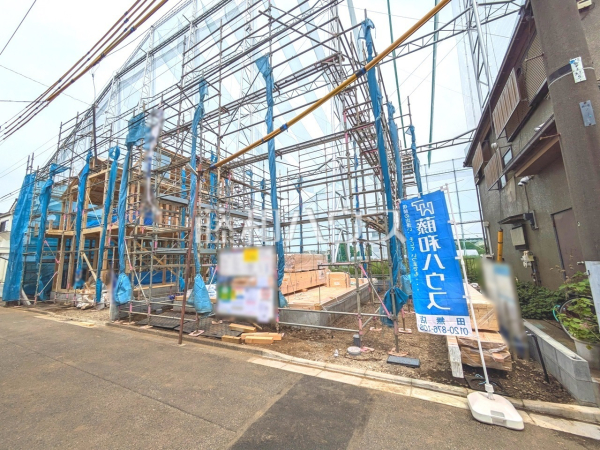 誠心誠意、建築中！物件の内部構造などは今しか見ることができません。是非ご見学のお問合せをお待ちしております！【小平市鈴木町２丁目】現場風景