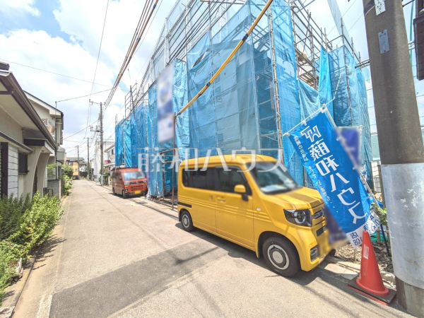 接道状況および現場風景　【小平市鈴木町２丁目】