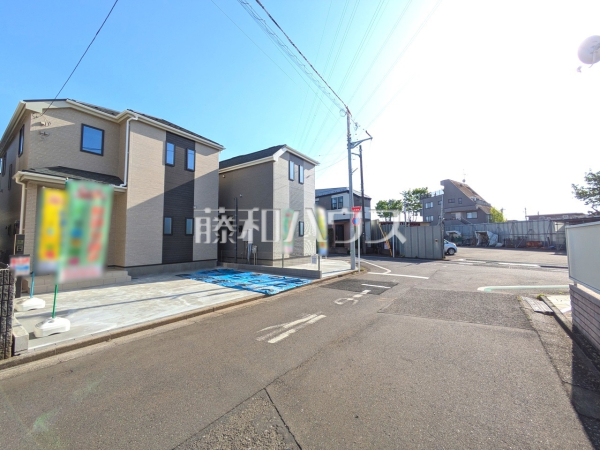 接道状況および現場風景　【東大和市清原４丁目】