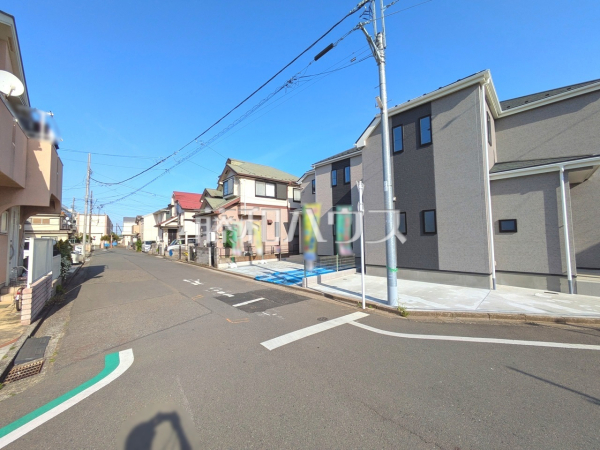 接道状況および現場風景　【東大和市清原４丁目】