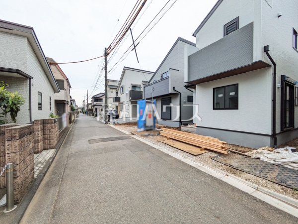 接道状況および現場風景　【小平市仲町】