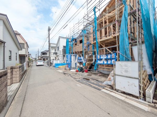 接道状況および現場風景　【小平市仲町】