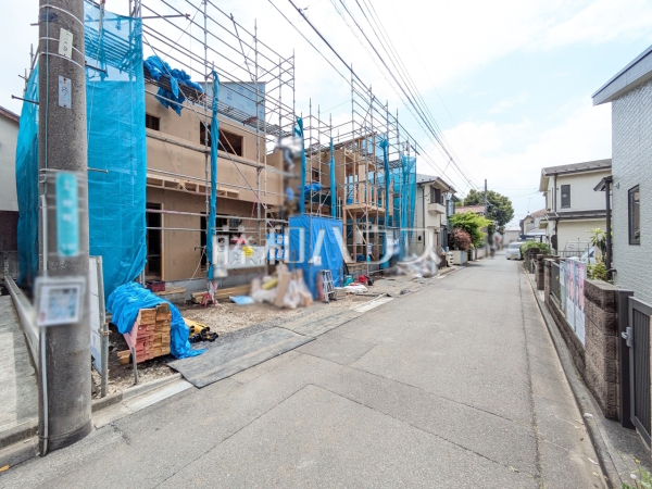 接道状況および現場風景　【小平市仲町】