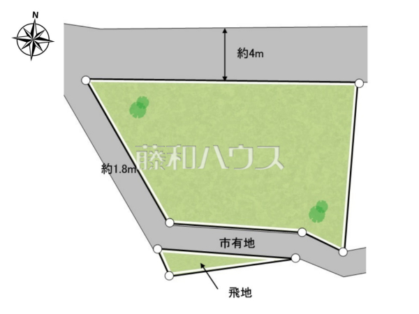 全体区画図　【八王子市絹ケ丘２丁目】