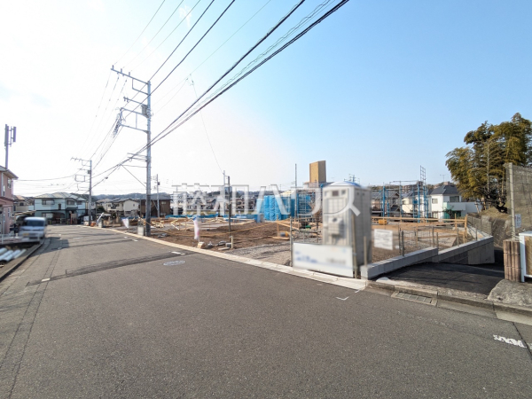 接道状況および現場風景　【八王子市大塚】