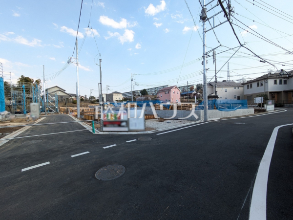 接道状況および現場風景　【八王子市大塚】