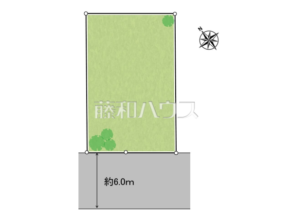 全体区画図　【町田市鶴川２丁目】
