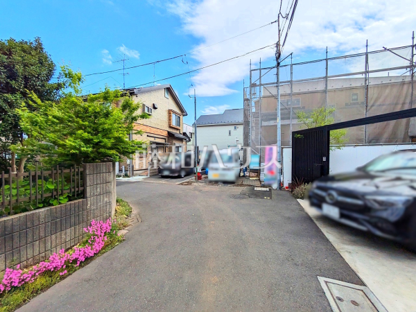 接道状況および現場風景　【国分寺市新町３丁目】