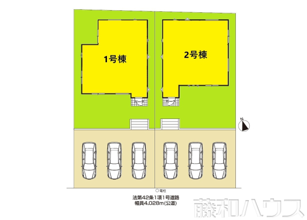 全体区画図　【小牧市大字本庄】