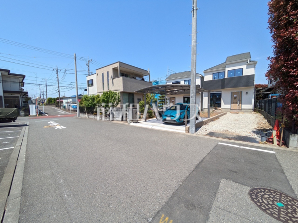 接道状況および現場風景　【多摩市和田】