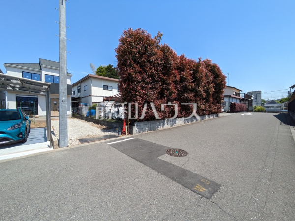 接道状況および現場風景　【多摩市和田】
