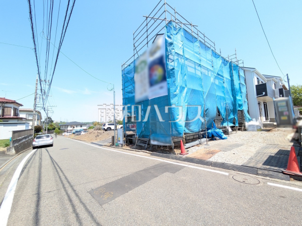接道状況および現場風景　【多摩市和田】