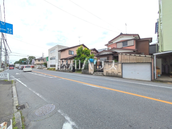 接道状況および現場風景　【新座市畑中１丁目】