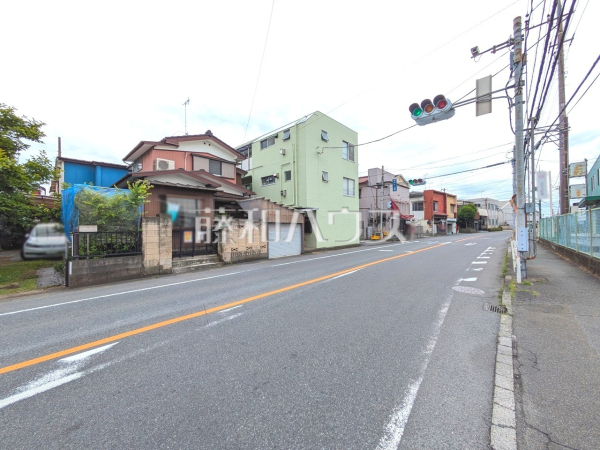 接道状況および現場風景　【新座市畑中１丁目】
