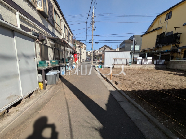 接道状況および現場風景　【練馬区大泉学園町５丁目】