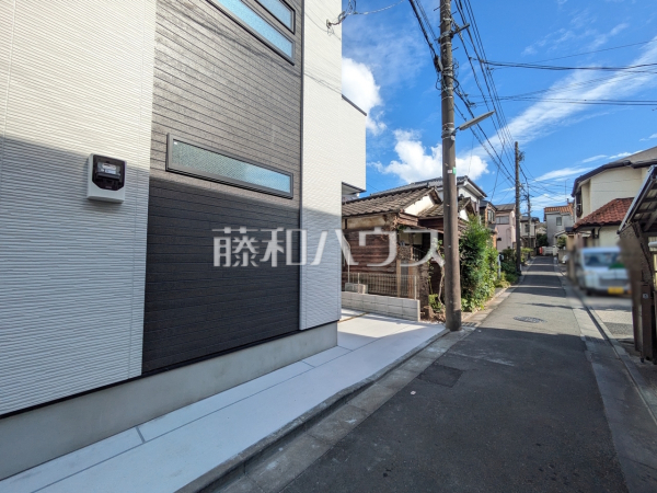 接道状況および現場風景　【練馬区大泉学園町５丁目】