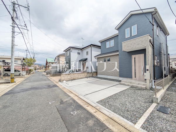 1号棟　接道状況および現場風景　【福岡市東区八田３丁目】