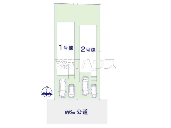 全体区画図　【福岡市東区八田３丁目】
