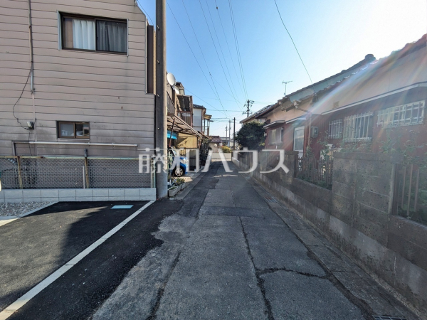 接道状況および現場風景　【春日井市上田楽町】