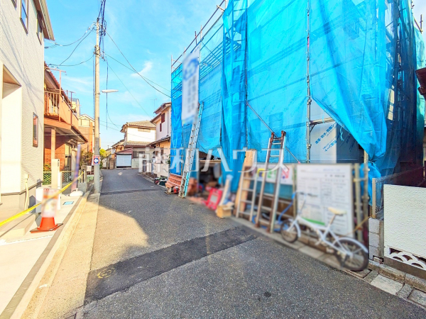 接道状況および現場風景　【練馬区西大泉３丁目】