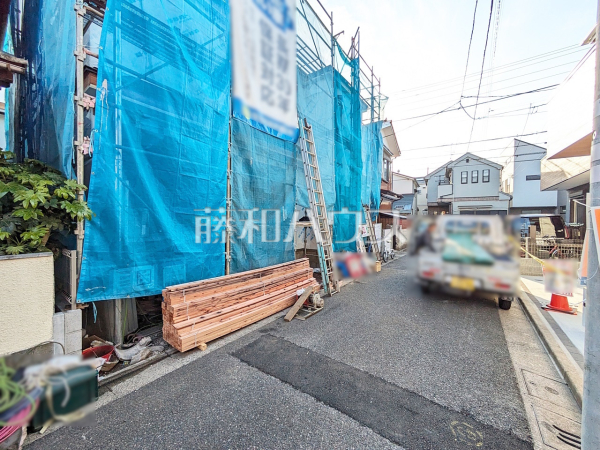 接道状況および現場風景　【練馬区西大泉３丁目】