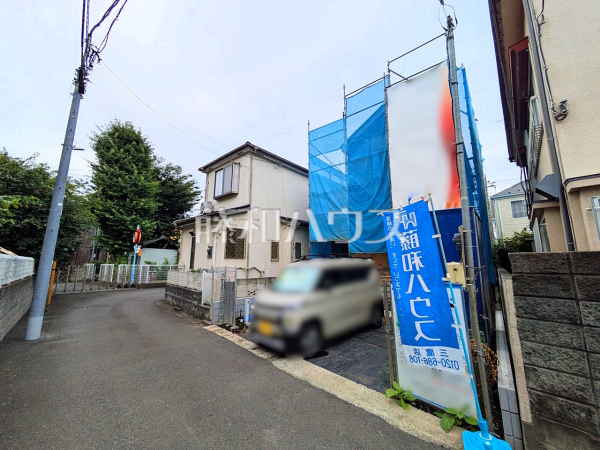 接道状況および現場風景　【小金井市貫井南町１丁目】
