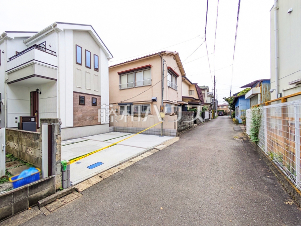 接道状況および現場風景　【小金井市貫井南町１丁目】
