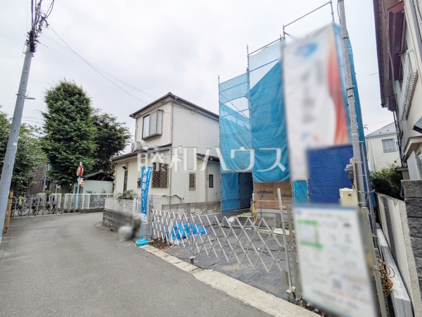 接道状況および現場風景　【小金井市貫井南町１丁目】