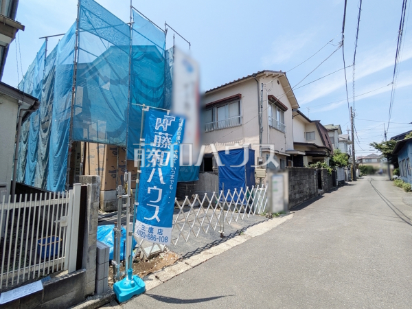 接道状況および現場風景　【小金井市貫井南町１丁目】