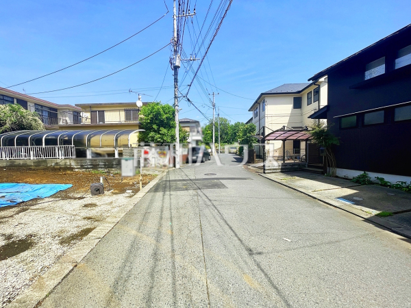 接道状況および現場風景　【日野市多摩平7丁目】