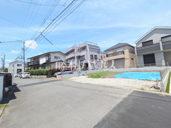 接道状況および現場風景　【日野市多摩平７丁目】