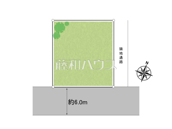 全体区画図　【日野市神明１丁目】