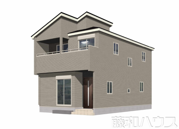 2号棟　完成予想図（外観）　【春日井市花長町１丁目】