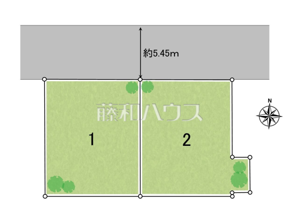 全体区画図　【東村山市多摩湖町３丁目】