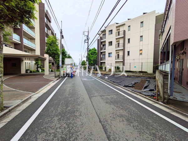 接道状況および現場風景　【世田谷区船橋１丁目】