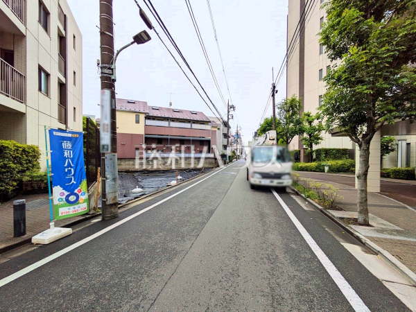 接道状況および現場風景　【世田谷区船橋１丁目】
