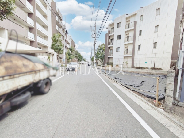 接道状況および現場風景　【世田谷区船橋１丁目】
