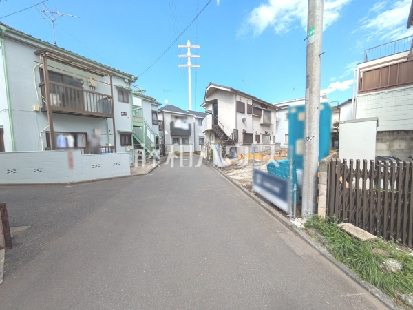 接道状況および現場風景　【杉並区成田東１丁目】