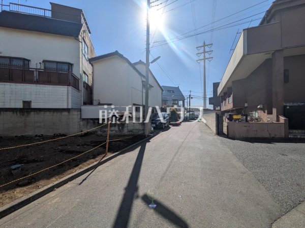 接道状況および現場風景　【杉並区成田東１丁目】